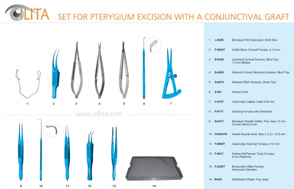 pterygium set